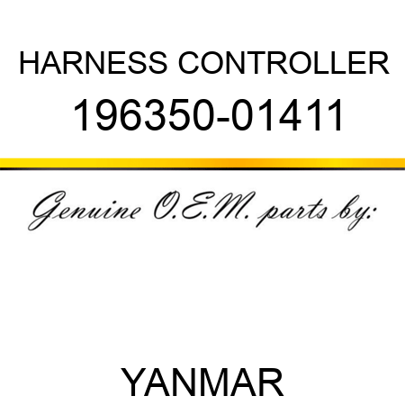 HARNESS, CONTROLLER 196350-01411