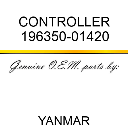 CONTROLLER 196350-01420