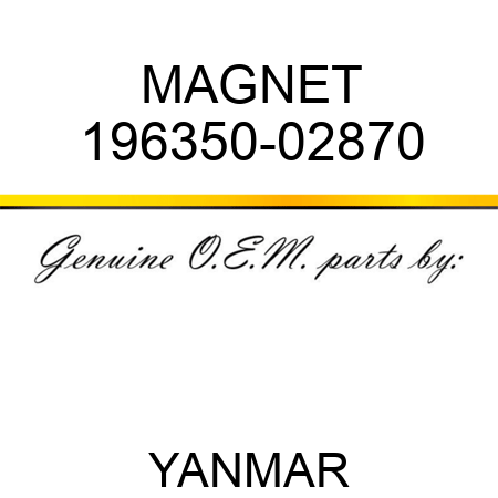 MAGNET 196350-02870