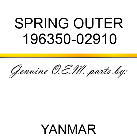 SPRING, OUTER 196350-02910