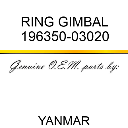 RING, GIMBAL 196350-03020