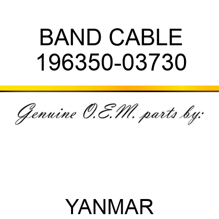 BAND, CABLE 196350-03730