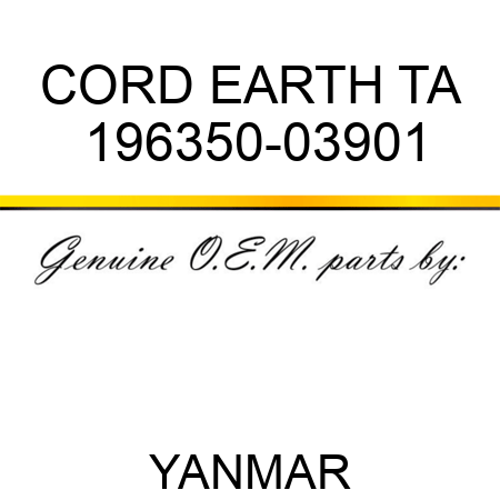 CORD, EARTH TA 196350-03901