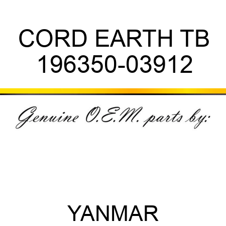 CORD, EARTH TB 196350-03912
