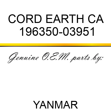 CORD, EARTH CA 196350-03951