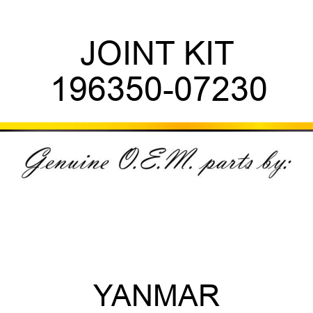 JOINT KIT 196350-07230