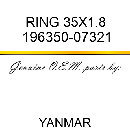 RING, 35X1.8 196350-07321