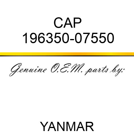 CAP 196350-07550
