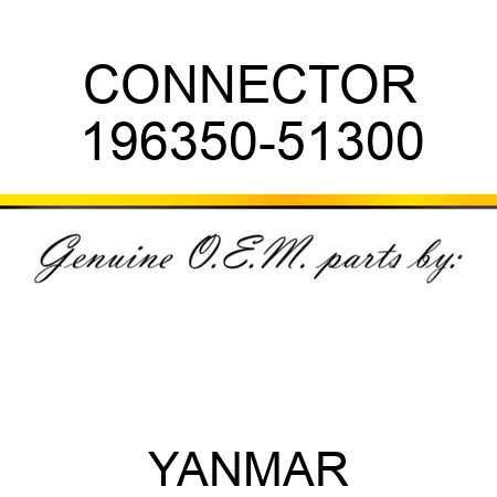 CONNECTOR 196350-51300
