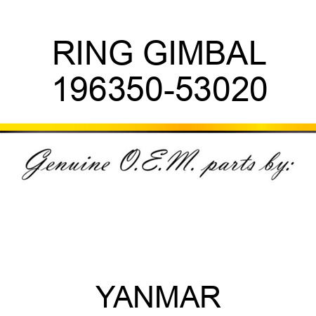 RING, GIMBAL 196350-53020