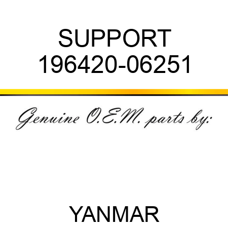 SUPPORT 196420-06251