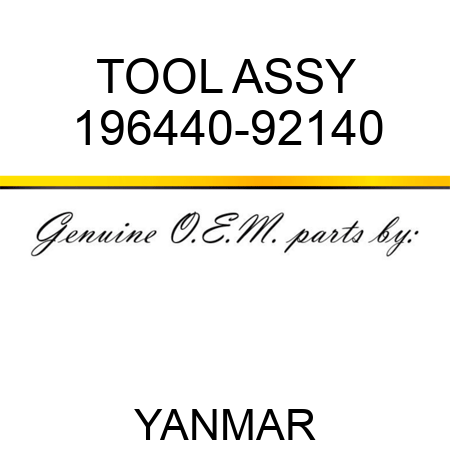 TOOL ASSY 196440-92140