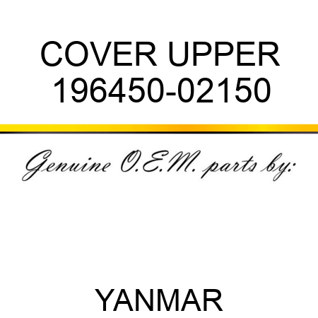 COVER, UPPER 196450-02150