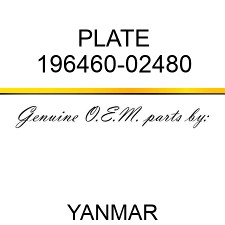 PLATE 196460-02480