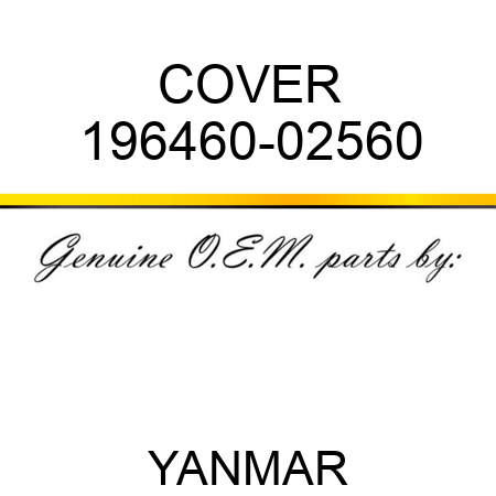 COVER 196460-02560