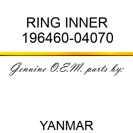 RING, INNER 196460-04070