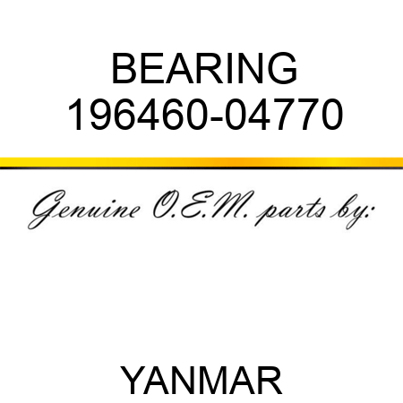 BEARING 196460-04770
