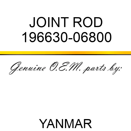 JOINT, ROD 196630-06800