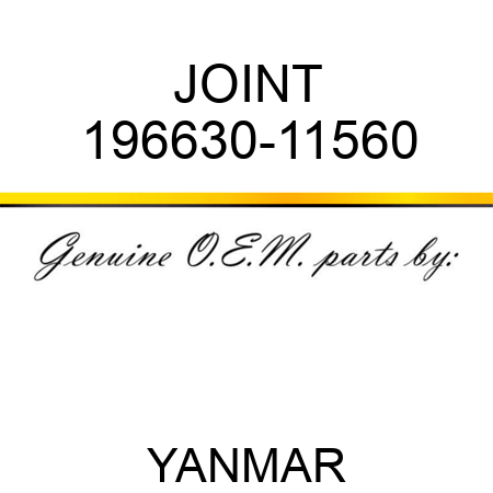 JOINT 196630-11560