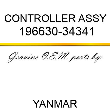 CONTROLLER ASSY 196630-34341