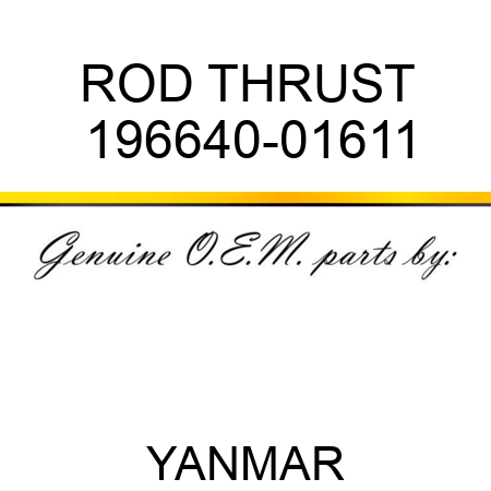 ROD, THRUST 196640-01611