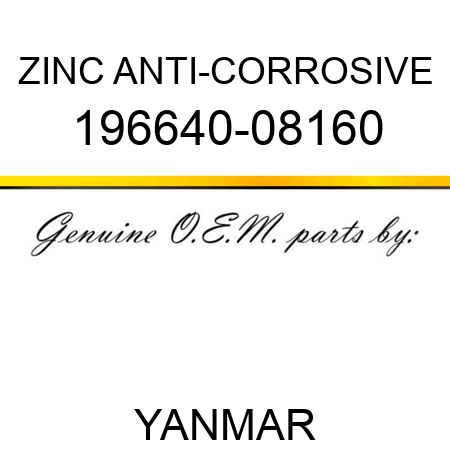 ZINC, ANTI-CORROSIVE 196640-08160
