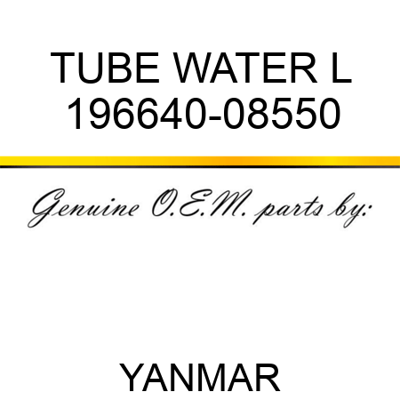 TUBE, WATER L 196640-08550
