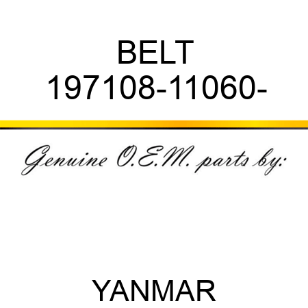 BELT 197108-11060-
