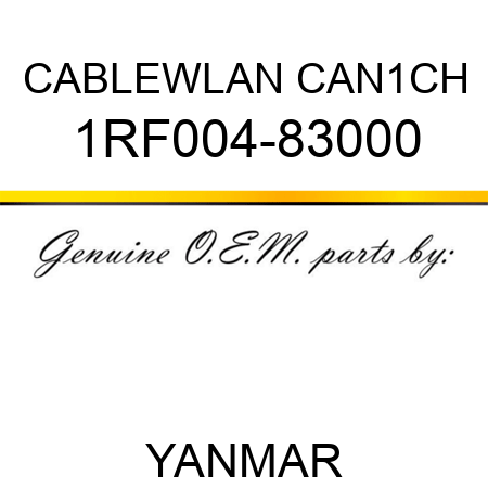 CABLE,WLAN CAN1CH 1RF004-83000