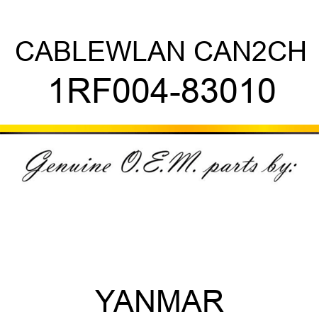 CABLE,WLAN CAN2CH 1RF004-83010