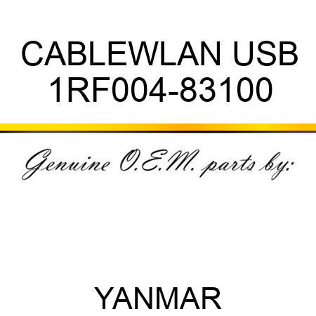 CABLE,WLAN USB 1RF004-83100