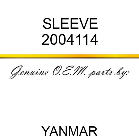 SLEEVE 2004114