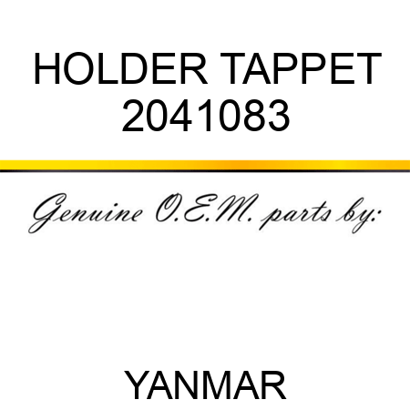 HOLDER, TAPPET 2041083