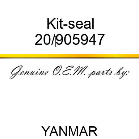 Kit-seal 20/‪905947
