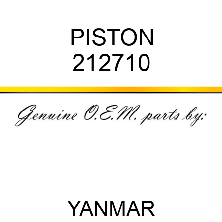 PISTON 212710
