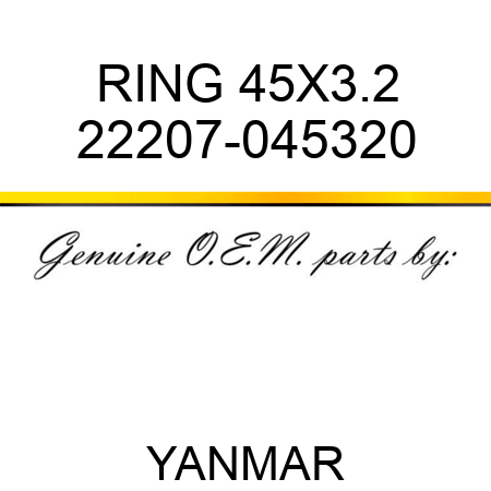 RING, 45X3.2 22207-045320