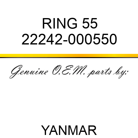 RING, 55 22242-000550