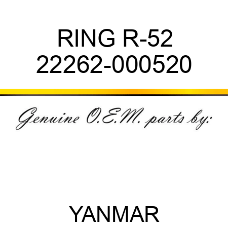 RING, R-52 22262-000520