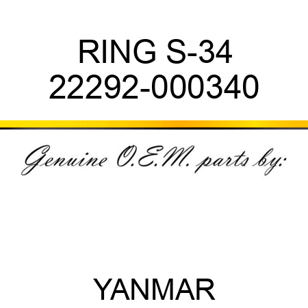 RING, S-34 22292-000340