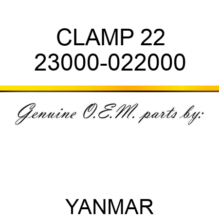 CLAMP, 22 23000-022000
