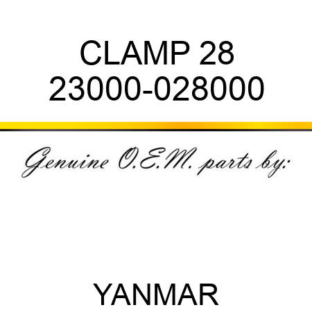 CLAMP, 28 23000-028000