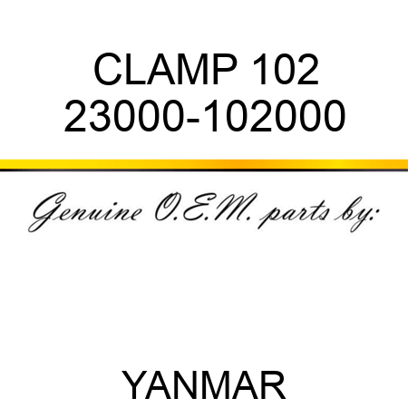 CLAMP, 102 23000-102000