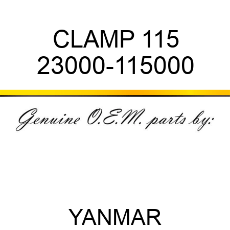CLAMP, 115 23000-115000
