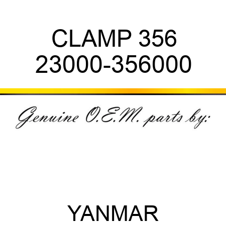 CLAMP, 356 23000-356000