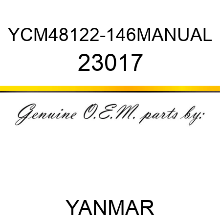 YCM48,122-146,MANUAL 23017