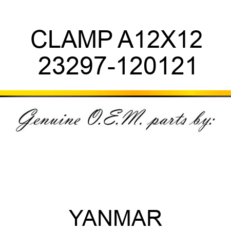 CLAMP, A12X12 23297-120121