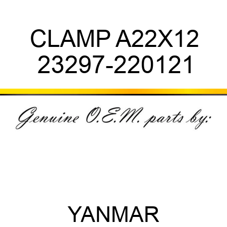 CLAMP, A22X12 23297-220121