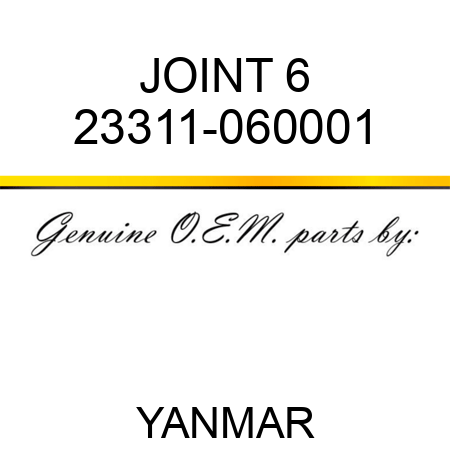 JOINT, 6 23311-060001