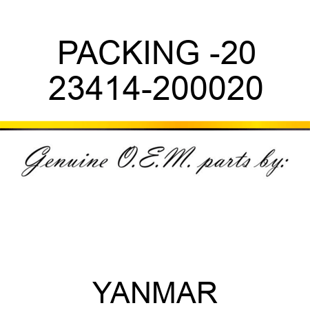 PACKING -20 23414-200020