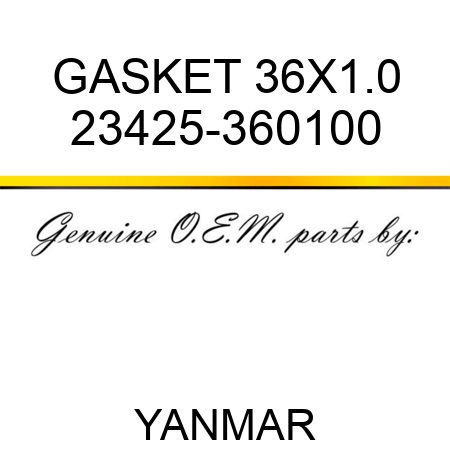 GASKET, 36X1.0 23425-360100